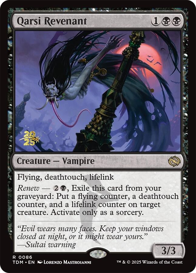 Qarsi Revenant [Tarkir: Dragonstorm Prerelease Promos] | Galaxy Games LLC