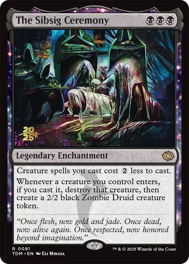 The Sibsig Ceremony [Tarkir: Dragonstorm Prerelease Promos] | Galaxy Games LLC
