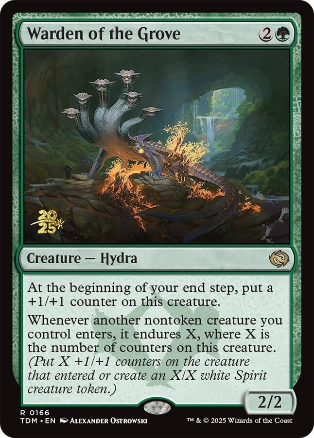 Warden of the Grove [Tarkir: Dragonstorm Prerelease Promos] | Galaxy Games LLC