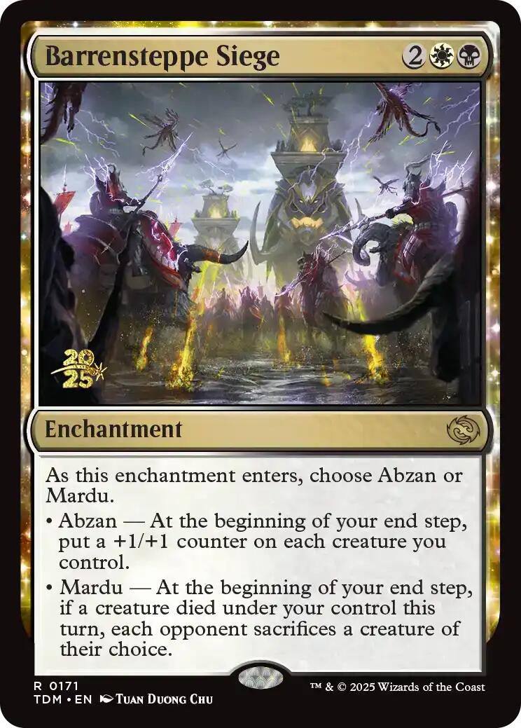 Barrensteppe Siege [Tarkir: Dragonstorm Prerelease Promos] | Galaxy Games LLC