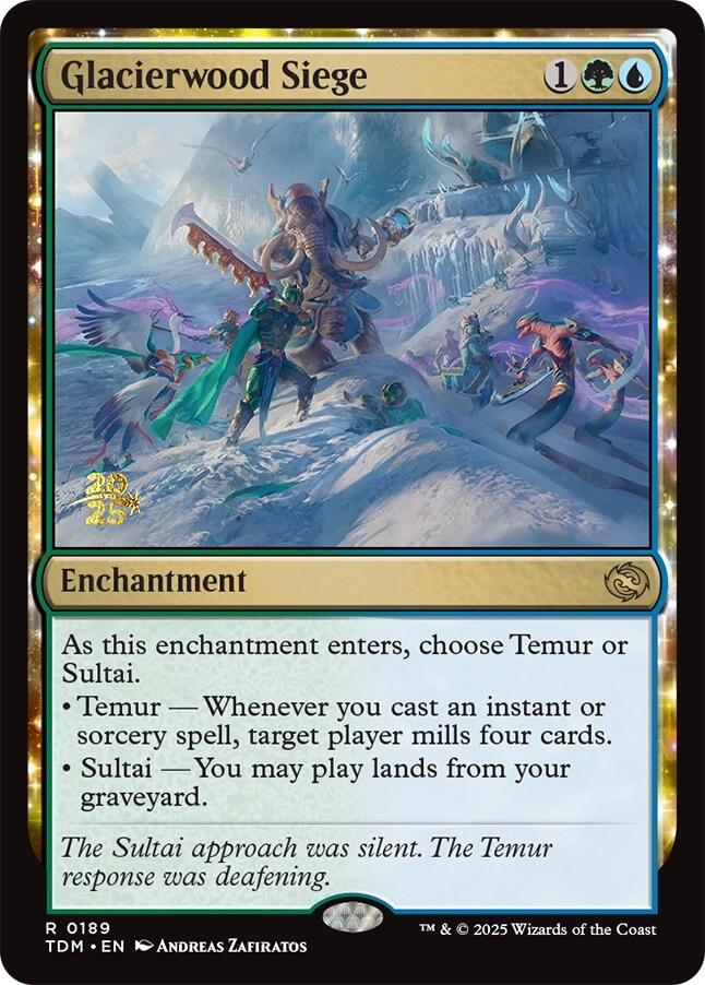 Glacierwood Siege [Tarkir: Dragonstorm Prerelease Promos] | Galaxy Games LLC