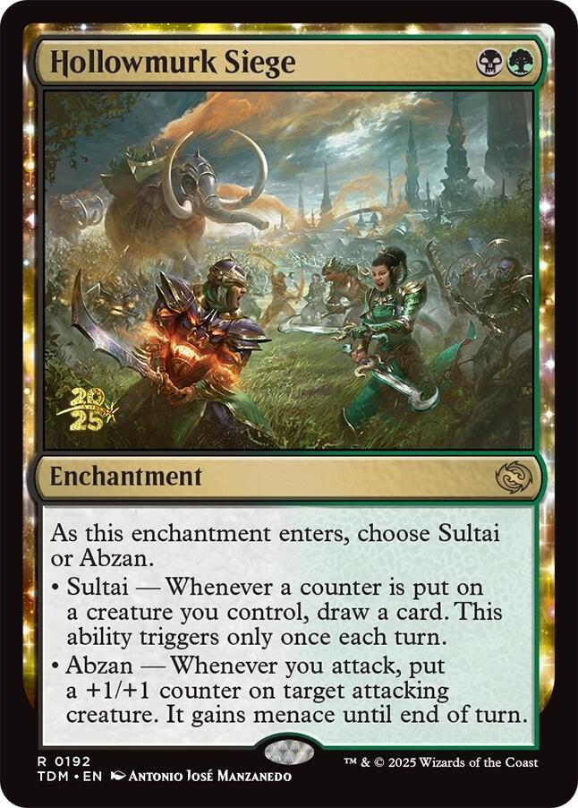 Hollowmurk Siege [Tarkir: Dragonstorm Prerelease Promos] | Galaxy Games LLC