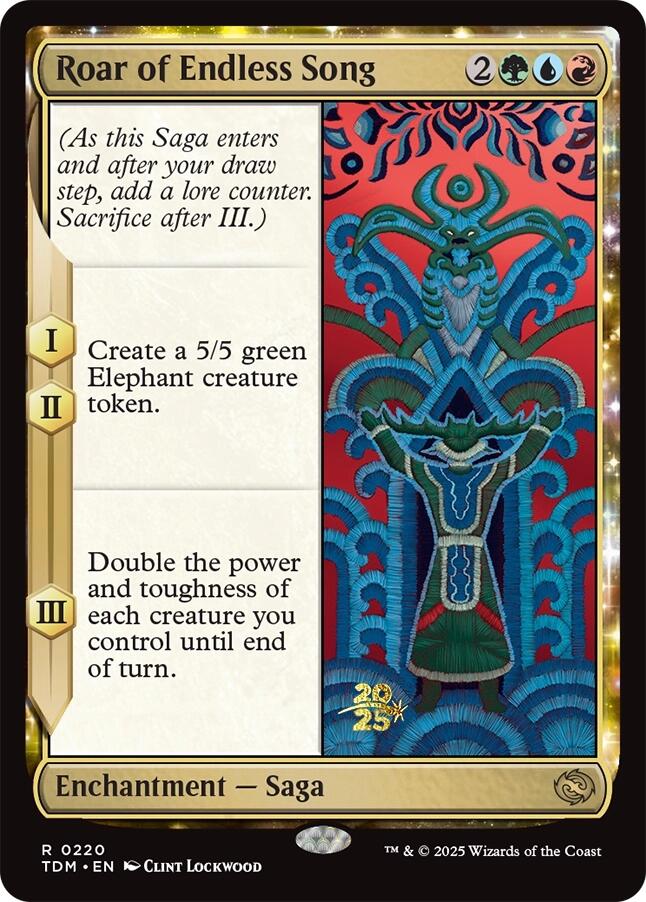 Roar of Endless Song [Tarkir: Dragonstorm Prerelease Promos] | Galaxy Games LLC