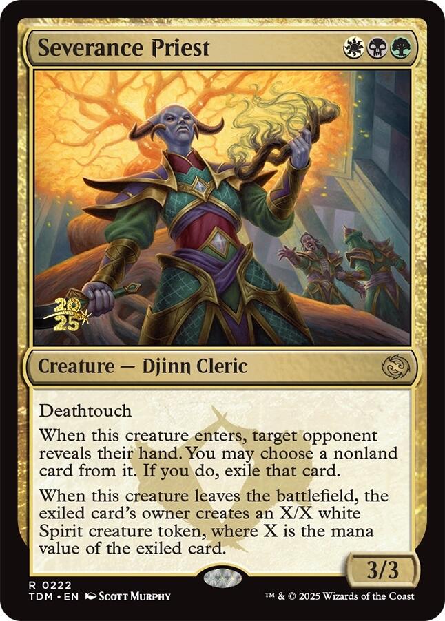 Severance Priest [Tarkir: Dragonstorm Prerelease Promos] | Galaxy Games LLC
