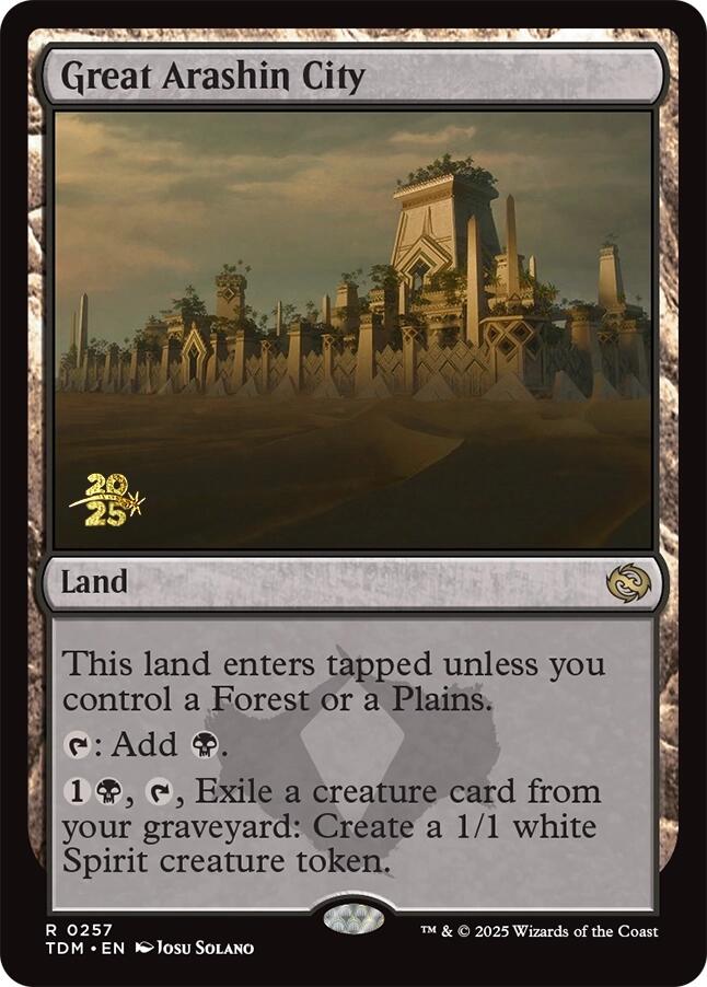 Great Arashin City [Tarkir: Dragonstorm Prerelease Promos] | Galaxy Games LLC