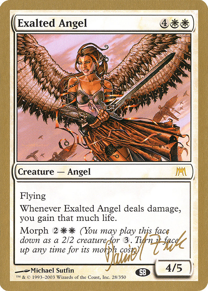 Exalted Angel (Daniel Zink) (SB) [World Championship Decks 2003] | Galaxy Games LLC