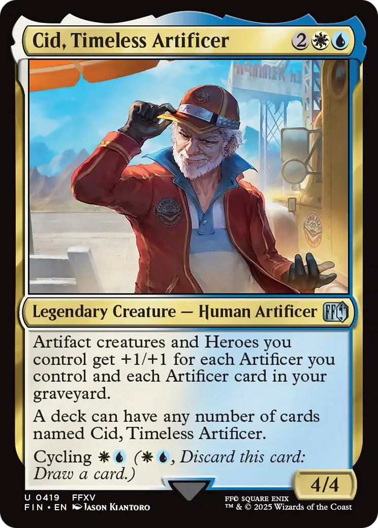 Cid, Timeless Artificer (0419) [FINAL FANTASY] | Galaxy Games LLC