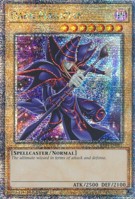 Dark Magician (New Art) [RA04-EN001] Quarter Century Secret Rare | Galaxy Games LLC