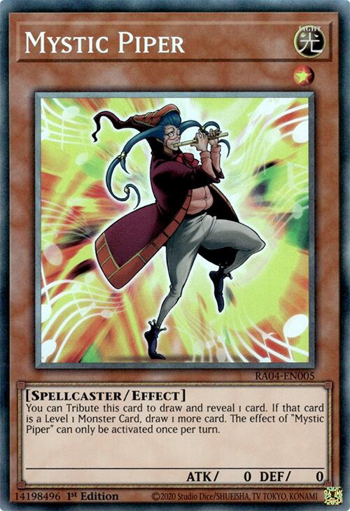 Mystic Piper [RA04-EN005] Prismatic Collector's Rare | Galaxy Games LLC