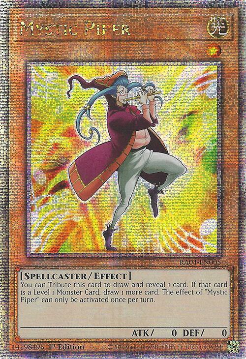 Mystic Piper [RA04-EN005] Quarter Century Secret Rare | Galaxy Games LLC
