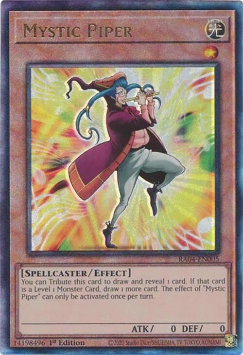 Mystic Piper [RA04-EN005] Prismatic Ultimate Rare | Galaxy Games LLC