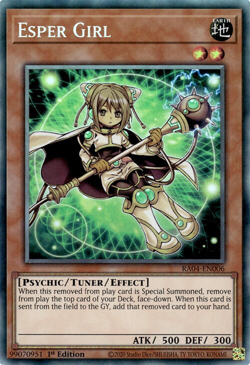 Esper Girl [RA04-EN006] Prismatic Collector's Rare | Galaxy Games LLC