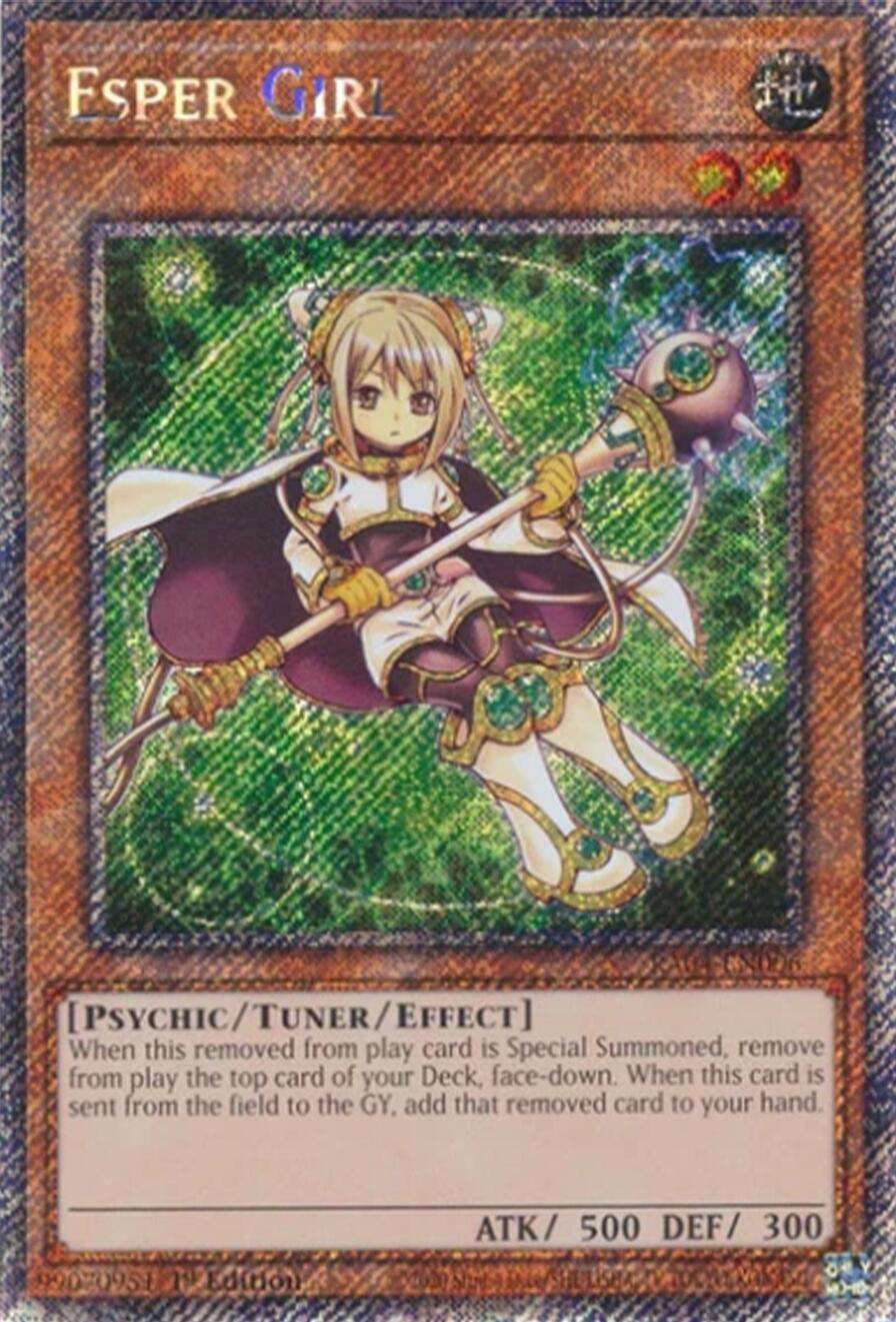 Esper Girl [RA04-EN006] Platinum Secret Rare | Galaxy Games LLC