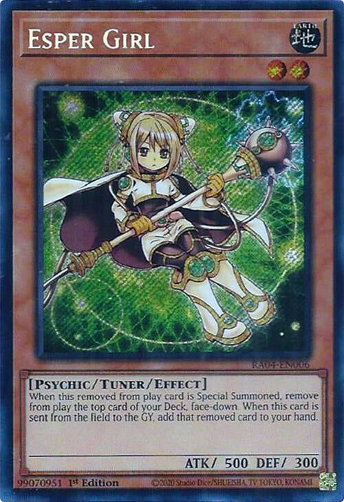 Esper Girl [RA04-EN006] Secret Rare | Galaxy Games LLC