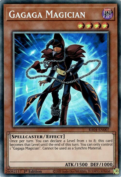 Gagaga Magician [RA04-EN007] Prismatic Collector's Rare | Galaxy Games LLC