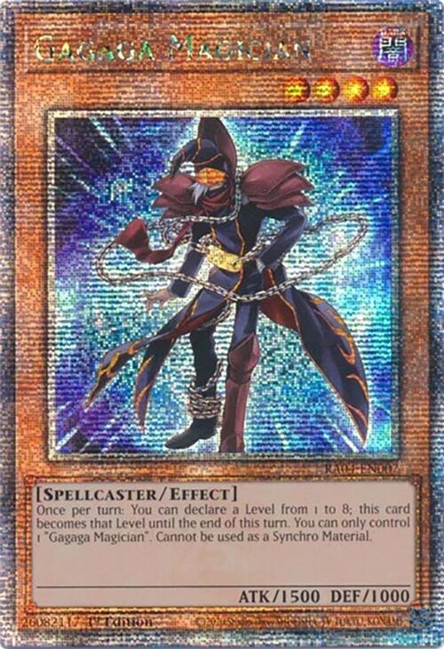 Gagaga Magician [RA04-EN007] Quarter Century Secret Rare | Galaxy Games LLC
