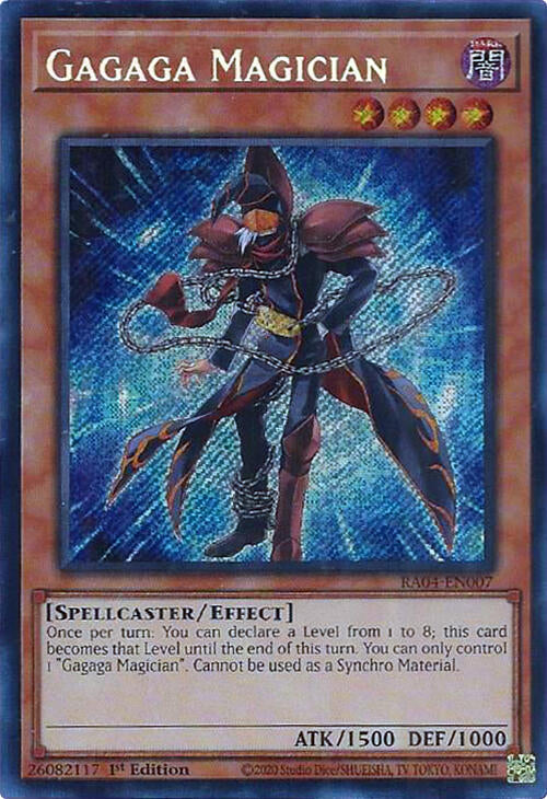Gagaga Magician [RA04-EN007] Secret Rare | Galaxy Games LLC