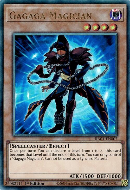 Gagaga Magician [RA04-EN007] Prismatic Ultimate Rare | Galaxy Games LLC