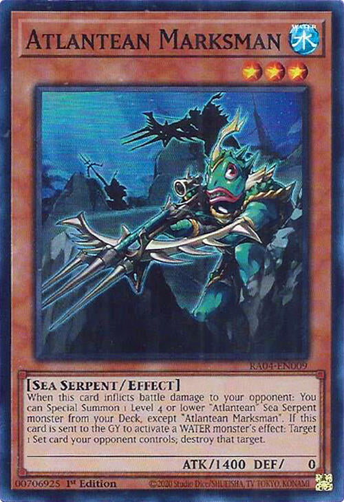 Atlantean Marksman [RA04-EN009] Super Rare | Galaxy Games LLC