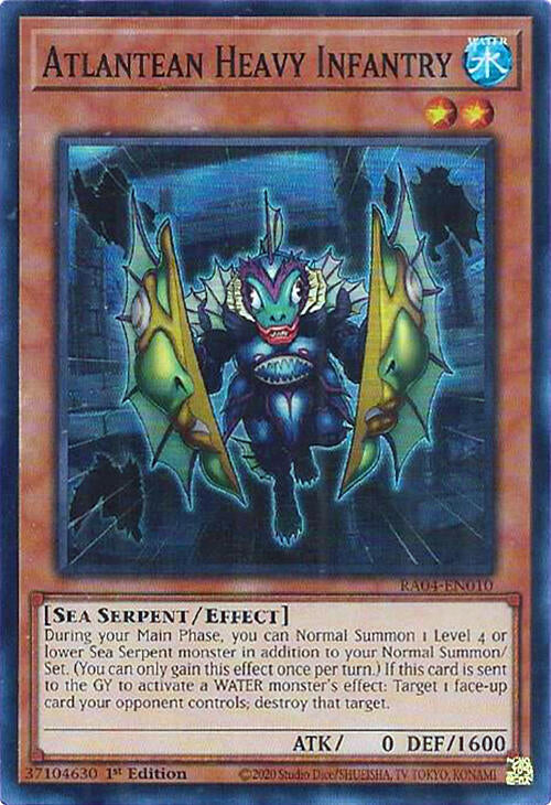 Atlantean Heavy Infantry [RA04-EN010] Super Rare | Galaxy Games LLC