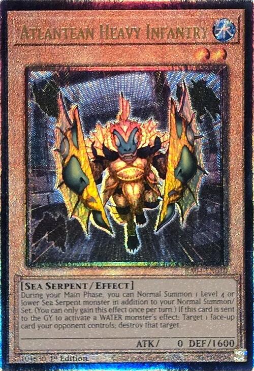 Atlantean Heavy Infantry [RA04-EN010] Prismatic Ultimate Rare | Galaxy Games LLC