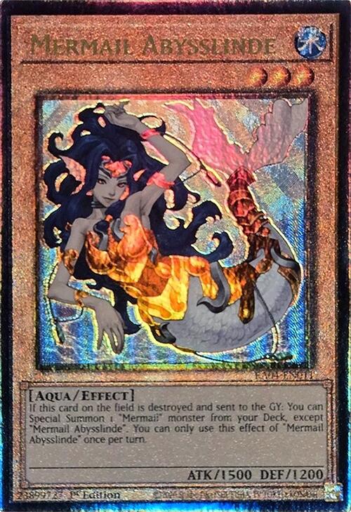 Mermail Abysslinde [RA04-EN011] Prismatic Ultimate Rare | Galaxy Games LLC