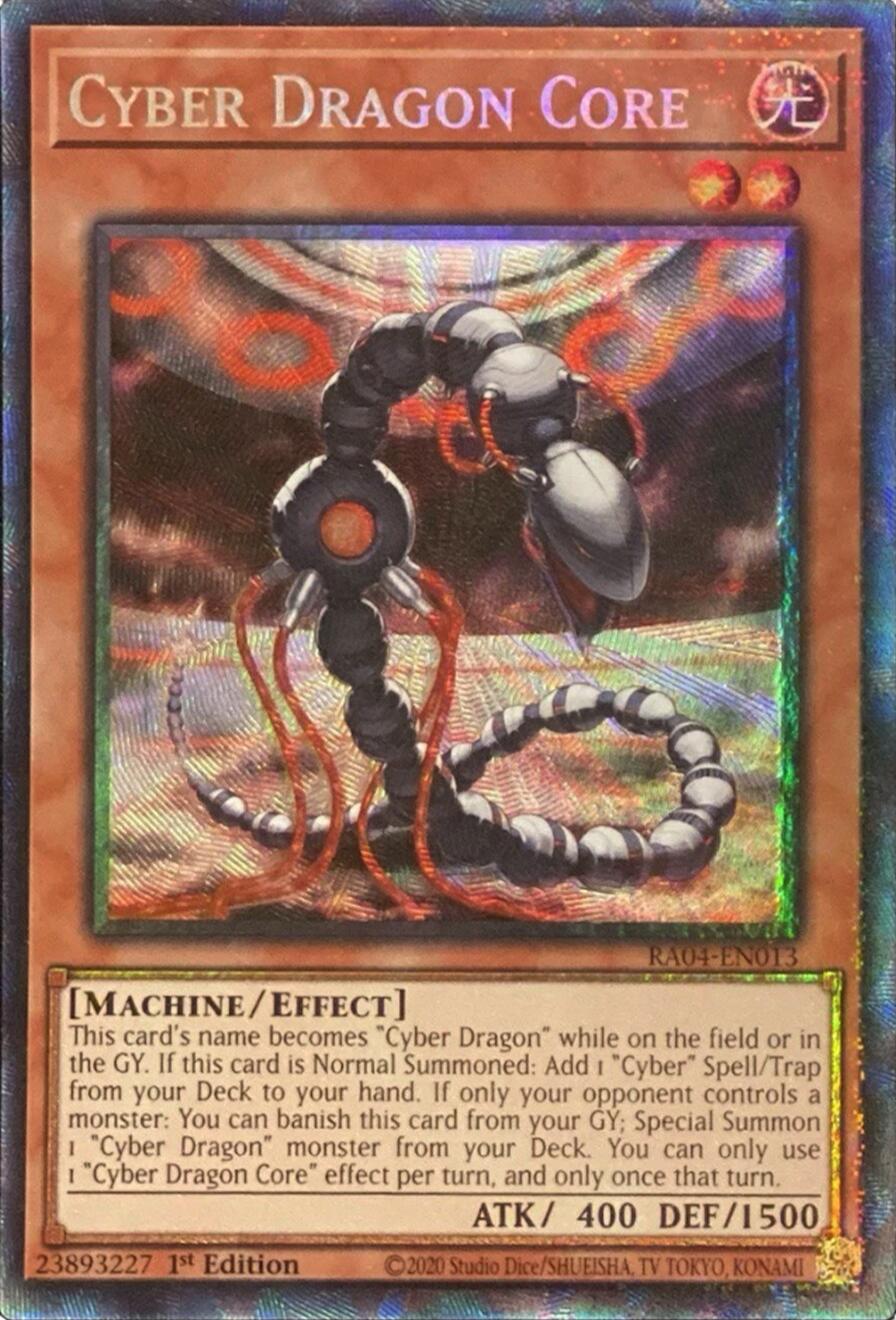 Cyber Dragon Core [RA04-EN013] Prismatic Collector's Rare | Galaxy Games LLC