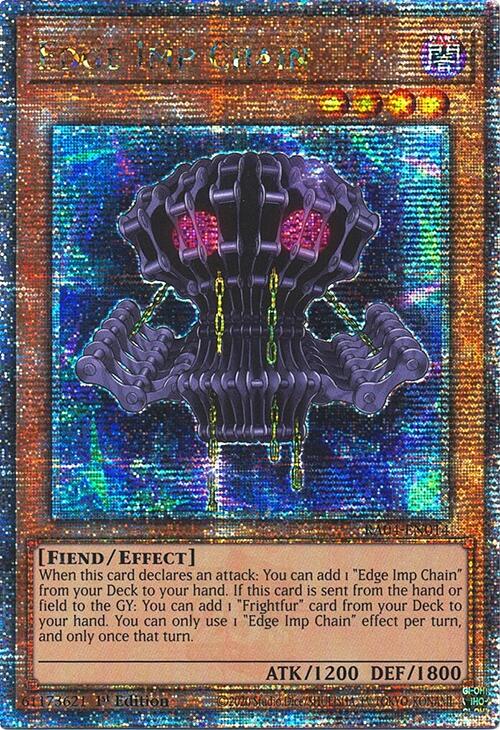 Edge Imp Chain [RA04-EN014] Quarter Century Secret Rare | Galaxy Games LLC