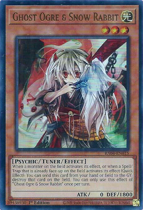 Ghost Ogre & Snow Rabbit [RA04-EN015] Ultra Rare | Galaxy Games LLC