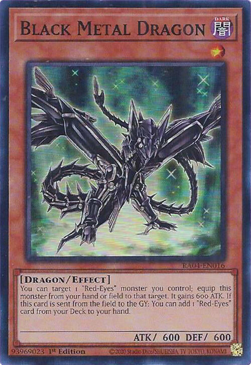 Black Metal Dragon [RA04-EN016] Super Rare | Galaxy Games LLC
