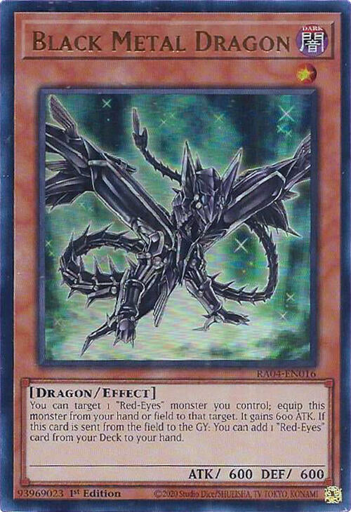 Black Metal Dragon [RA04-EN016] Ultra Rare | Galaxy Games LLC