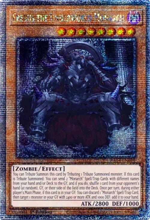 Erebus the Underworld Monarch [RA04-EN019] Quarter Century Secret Rare | Galaxy Games LLC