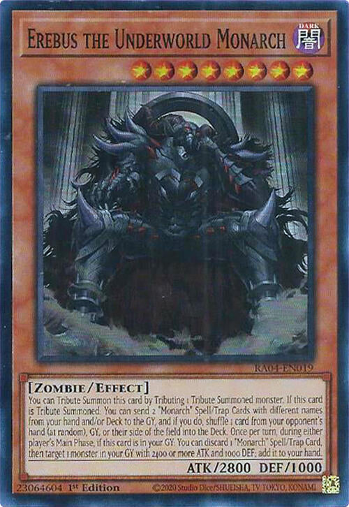 Erebus the Underworld Monarch [RA04-EN019] Super Rare | Galaxy Games LLC