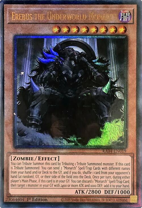 Erebus the Underworld Monarch [RA04-EN019] Prismatic Ultimate Rare | Galaxy Games LLC