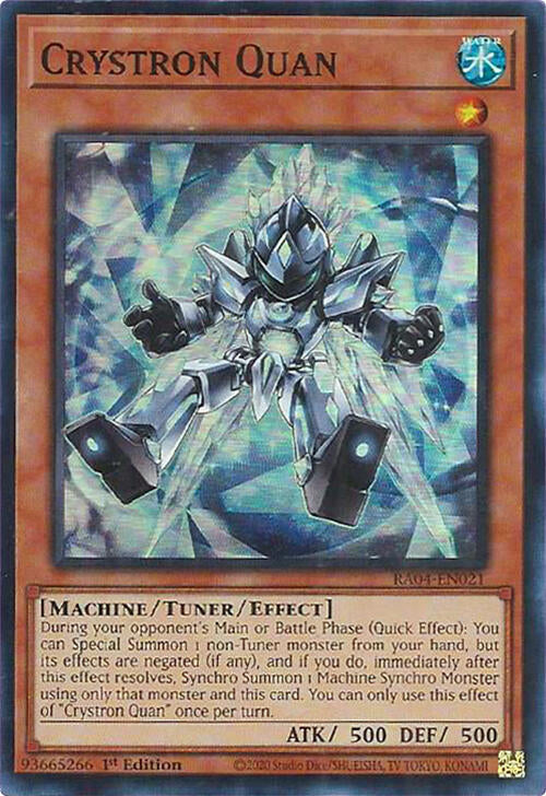 Crystron Quan [RA04-EN021] Super Rare | Galaxy Games LLC