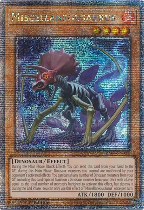 Miscellaneousaurus [RA04-EN022] Quarter Century Secret Rare | Galaxy Games LLC