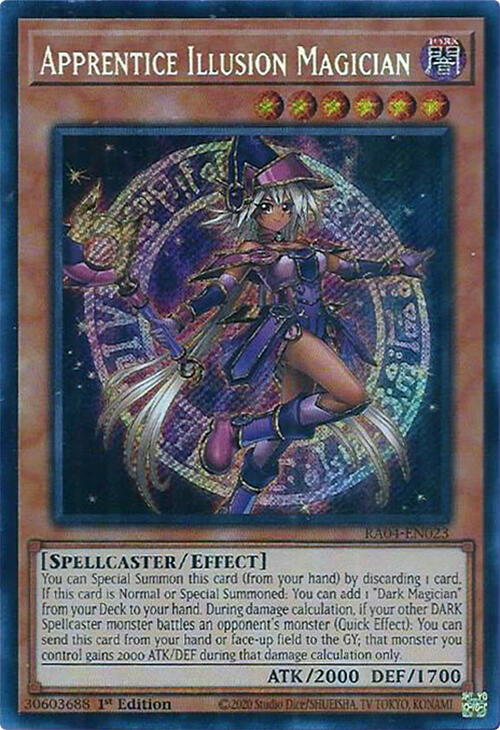 Apprentice Illusion Magician [RA04-EN023] Secret Rare | Galaxy Games LLC