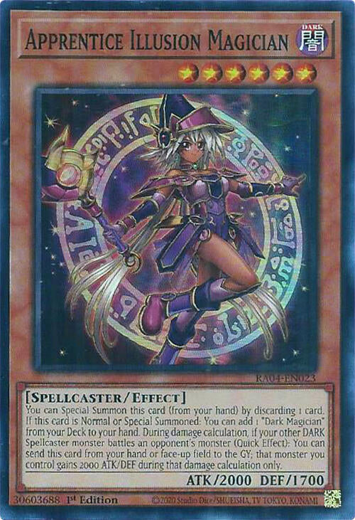 Apprentice Illusion Magician [RA04-EN023] Super Rare | Galaxy Games LLC
