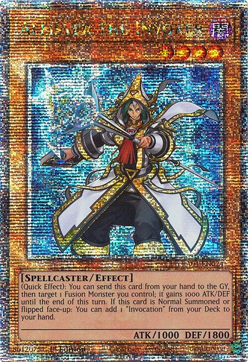 Aleister the Invoker (Alternate Art) [RA04-EN024] Quarter Century Secret Rare | Galaxy Games LLC