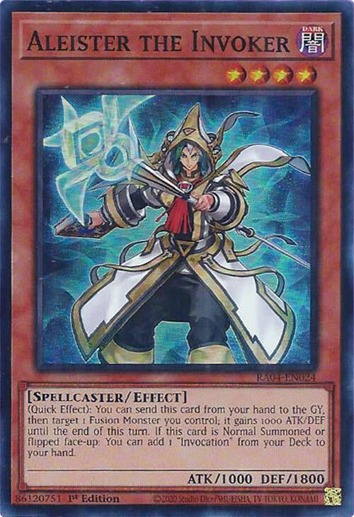 Aleister the Invoker (Alternate Art) [RA04-EN024] Super Rare | Galaxy Games LLC