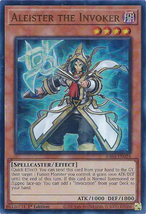 Aleister the Invoker (Alternate Art) [RA04-EN024] Ultra Rare | Galaxy Games LLC