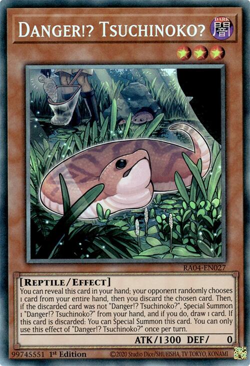 Danger!? Tsuchinoko? [RA04-EN027] Prismatic Collector's Rare | Galaxy Games LLC