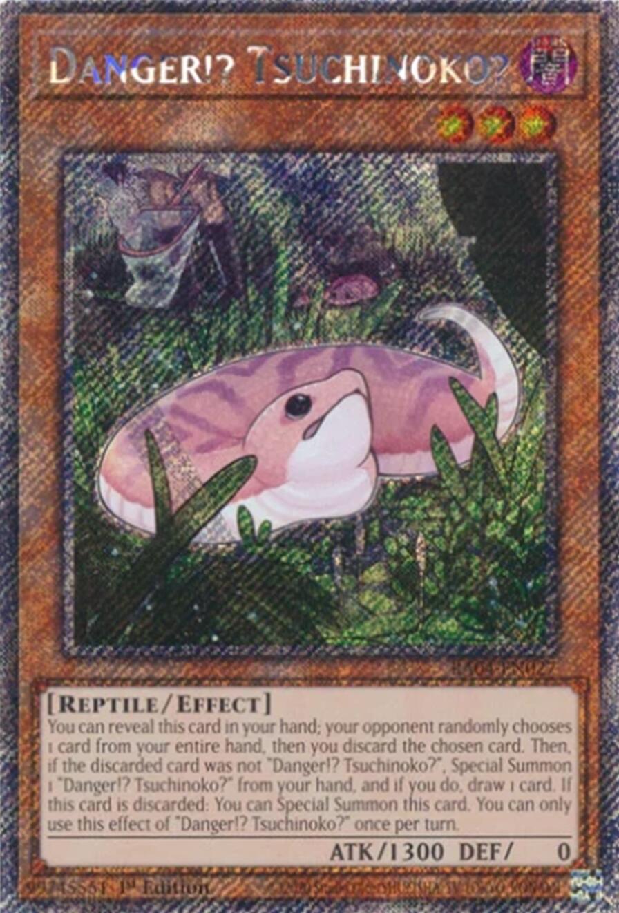 Danger!? Tsuchinoko? [RA04-EN027] Platinum Secret Rare | Galaxy Games LLC