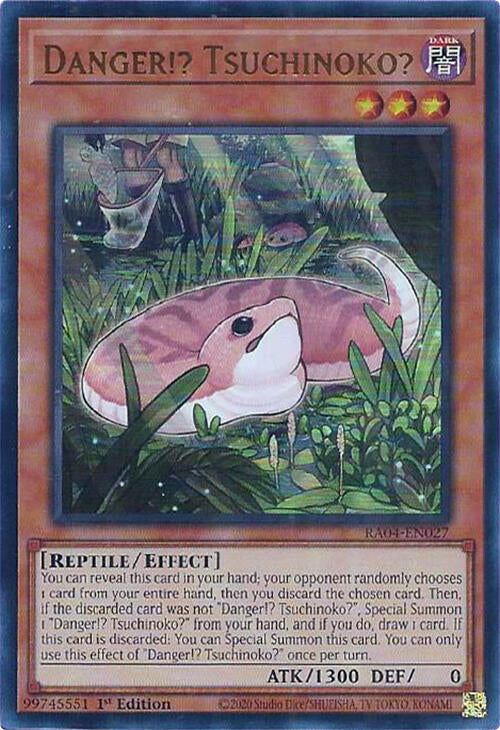 Danger!? Tsuchinoko? [RA04-EN027] Ultra Rare | Galaxy Games LLC