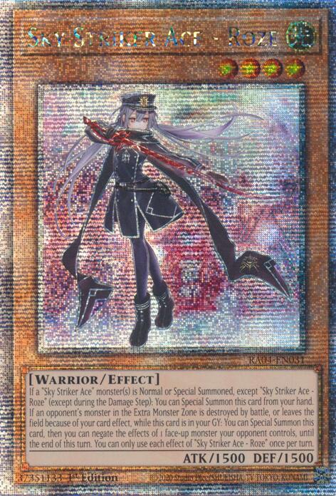 Sky Striker Ace - Roze [RA04-EN031] Quarter Century Secret Rare | Galaxy Games LLC