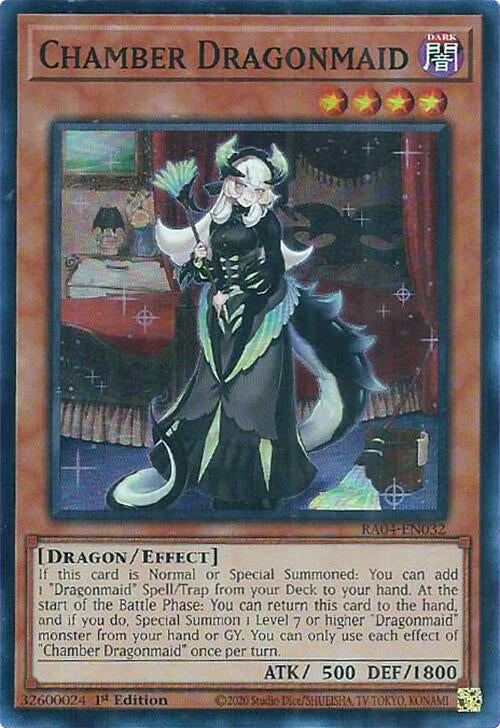 Chamber Dragonmaid [RA04-EN032] Super Rare | Galaxy Games LLC