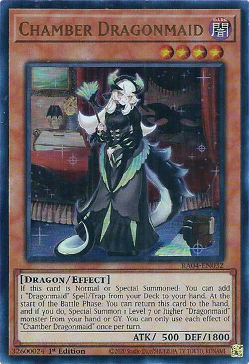 Chamber Dragonmaid [RA04-EN032] Ultra Rare | Galaxy Games LLC