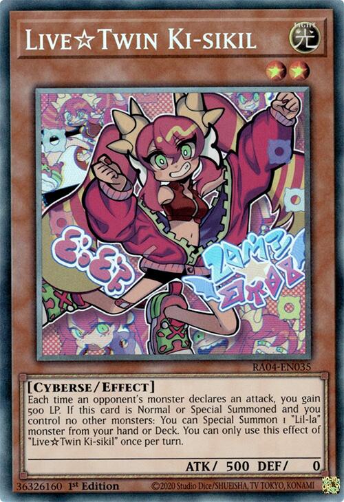 LiveTwin Ki-sikil [RA04-EN035] Prismatic Collector's Rare | Galaxy Games LLC