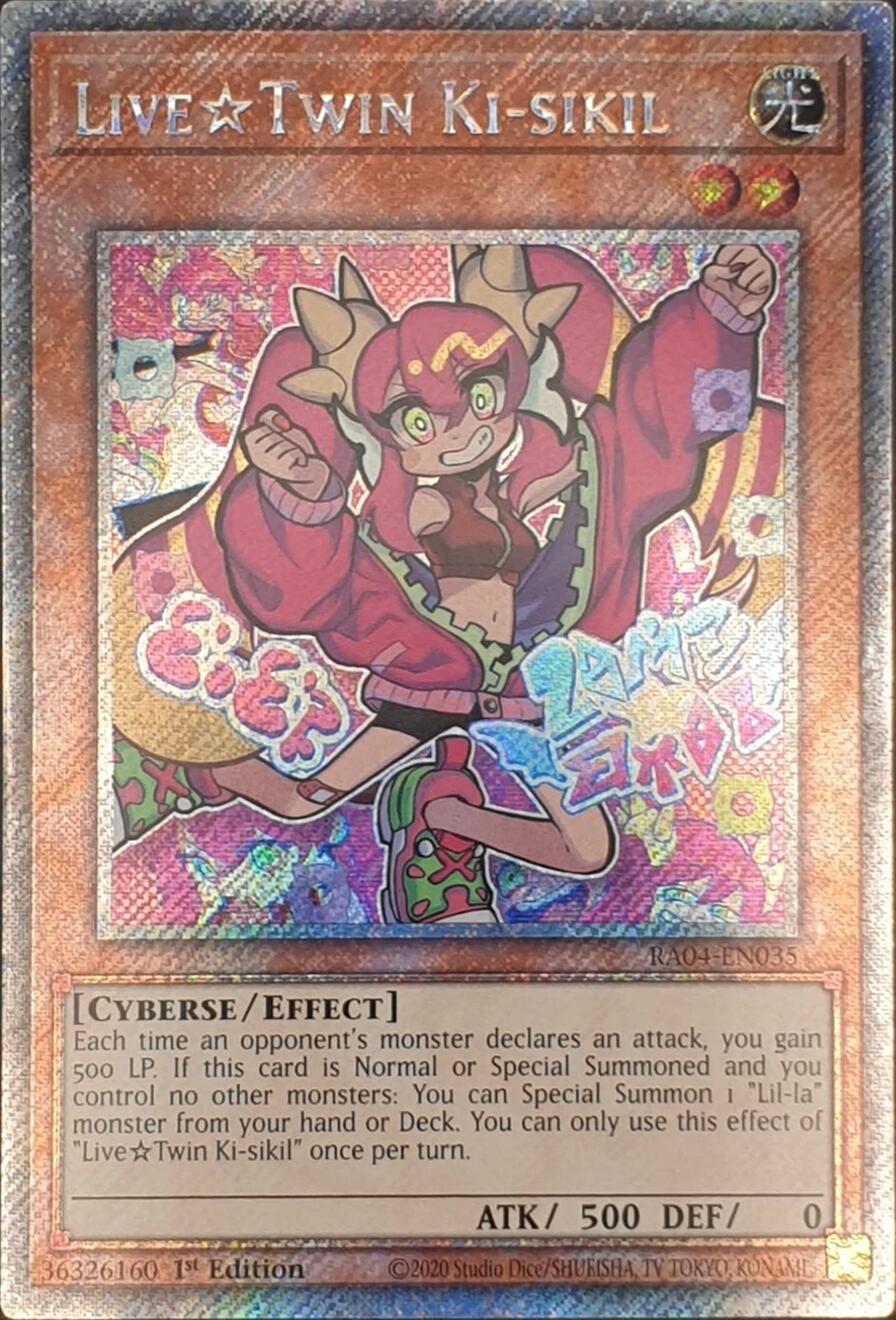 LiveTwin Ki-sikil [RA04-EN035] Platinum Secret Rare | Galaxy Games LLC
