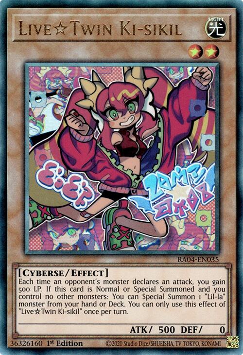 LiveTwin Ki-sikil [RA04-EN035] Prismatic Ultimate Rare | Galaxy Games LLC